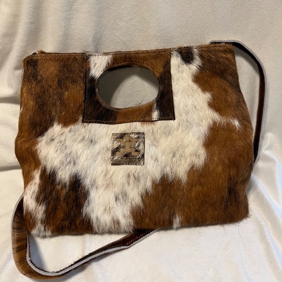 Real cow hide handbag - Picture 4 of 5